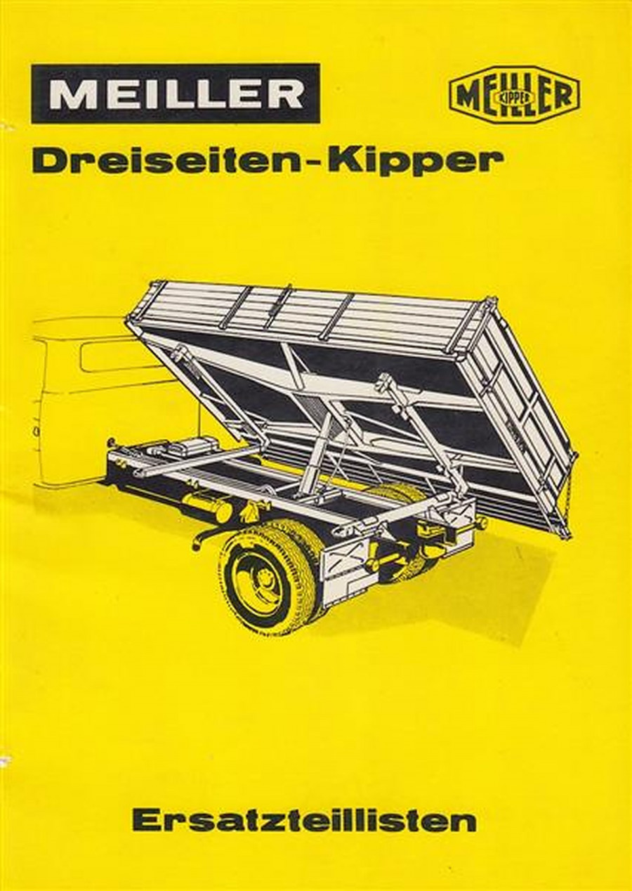 Meiller Dreiseiten-Kipper Ersatzteillisten