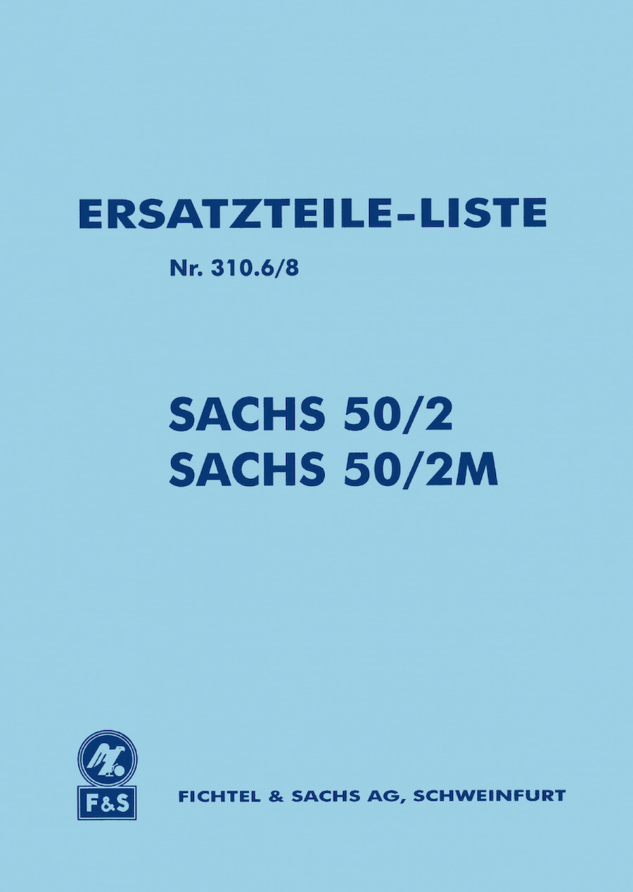 SACHS 50/2 und 50/2M Ersatzteile-Liste