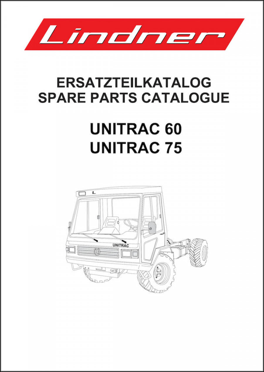 Lindner Unitrac 60 und Unitrac 75 Ersatzteilkatalog