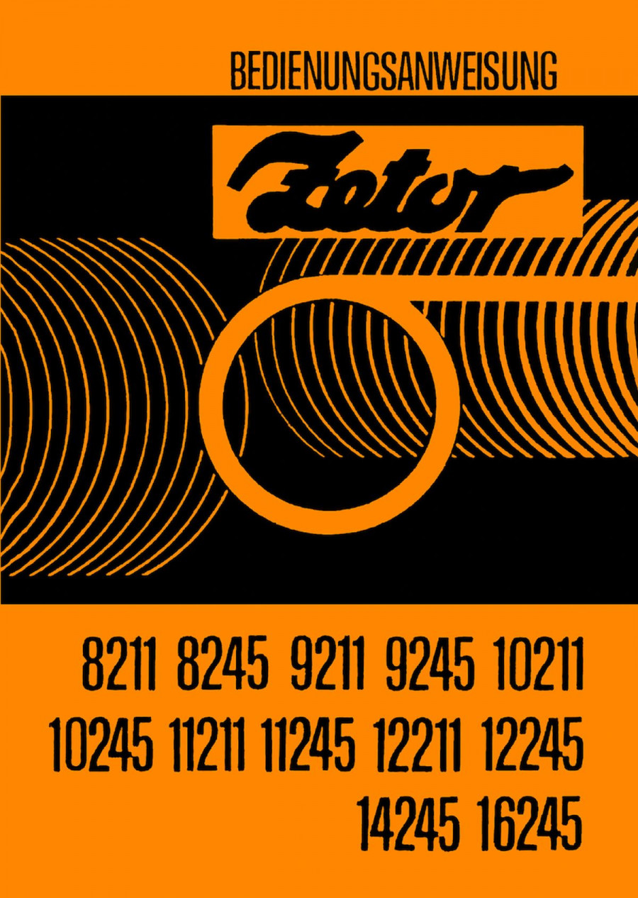 Zetor 8211, 8245, 9211, 9245, 10211, 10245, 11211, 11245 - 16245 Betriebsanleitung