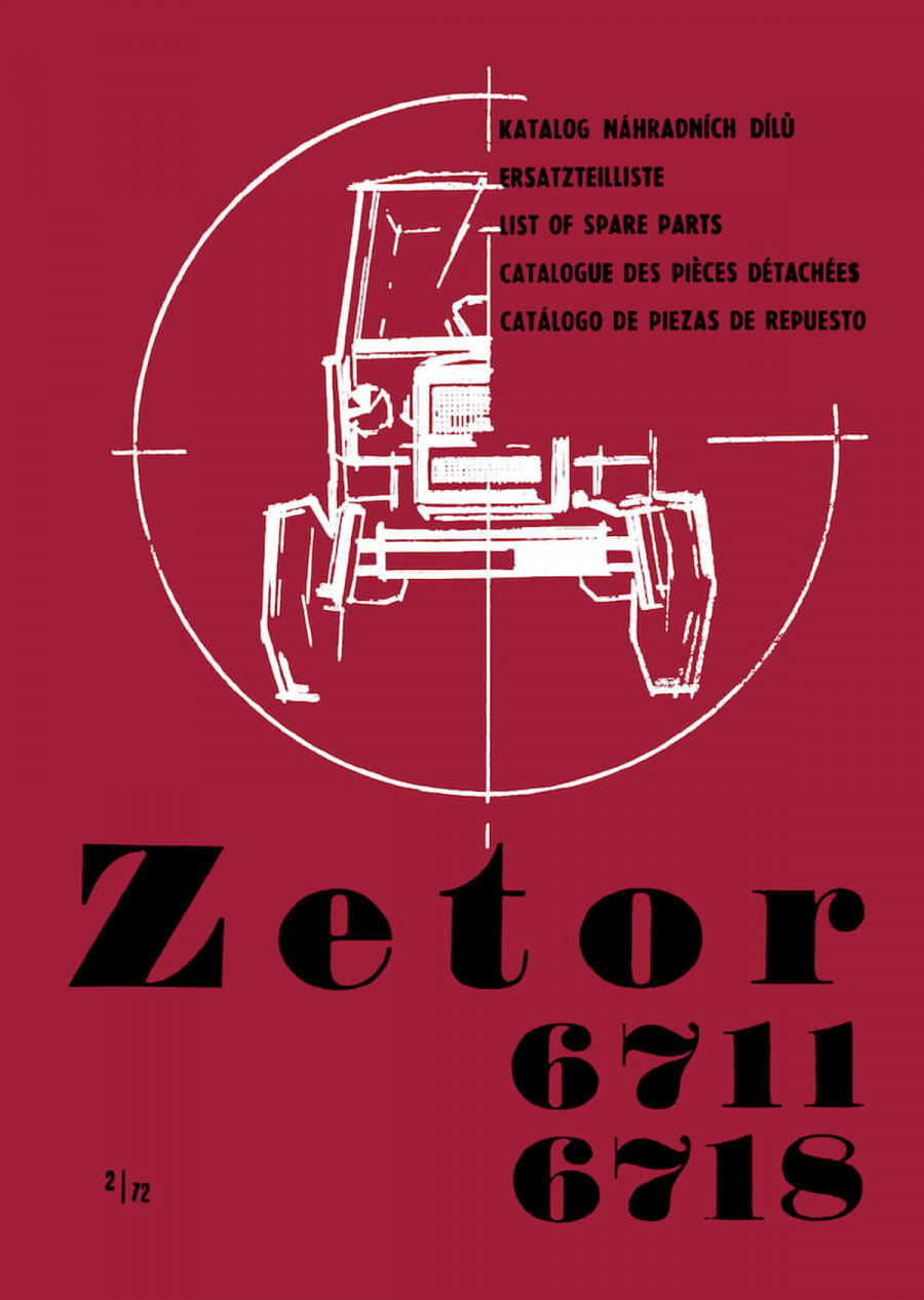 Zetor 6711, 6718 Ersatzteilliste