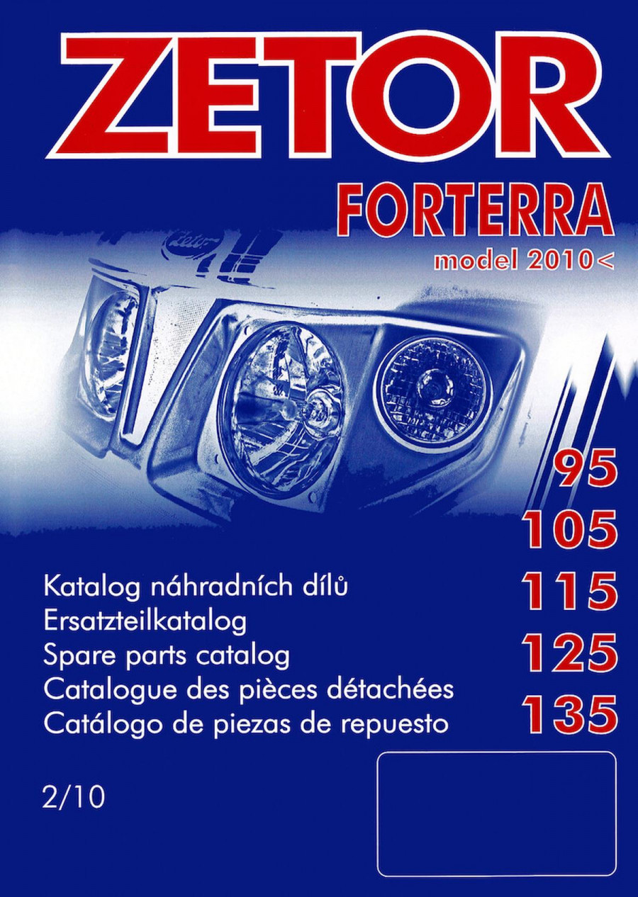 Zetor Forterra 95, 105, 115, 125, 135 Ersatzteilkatalog
