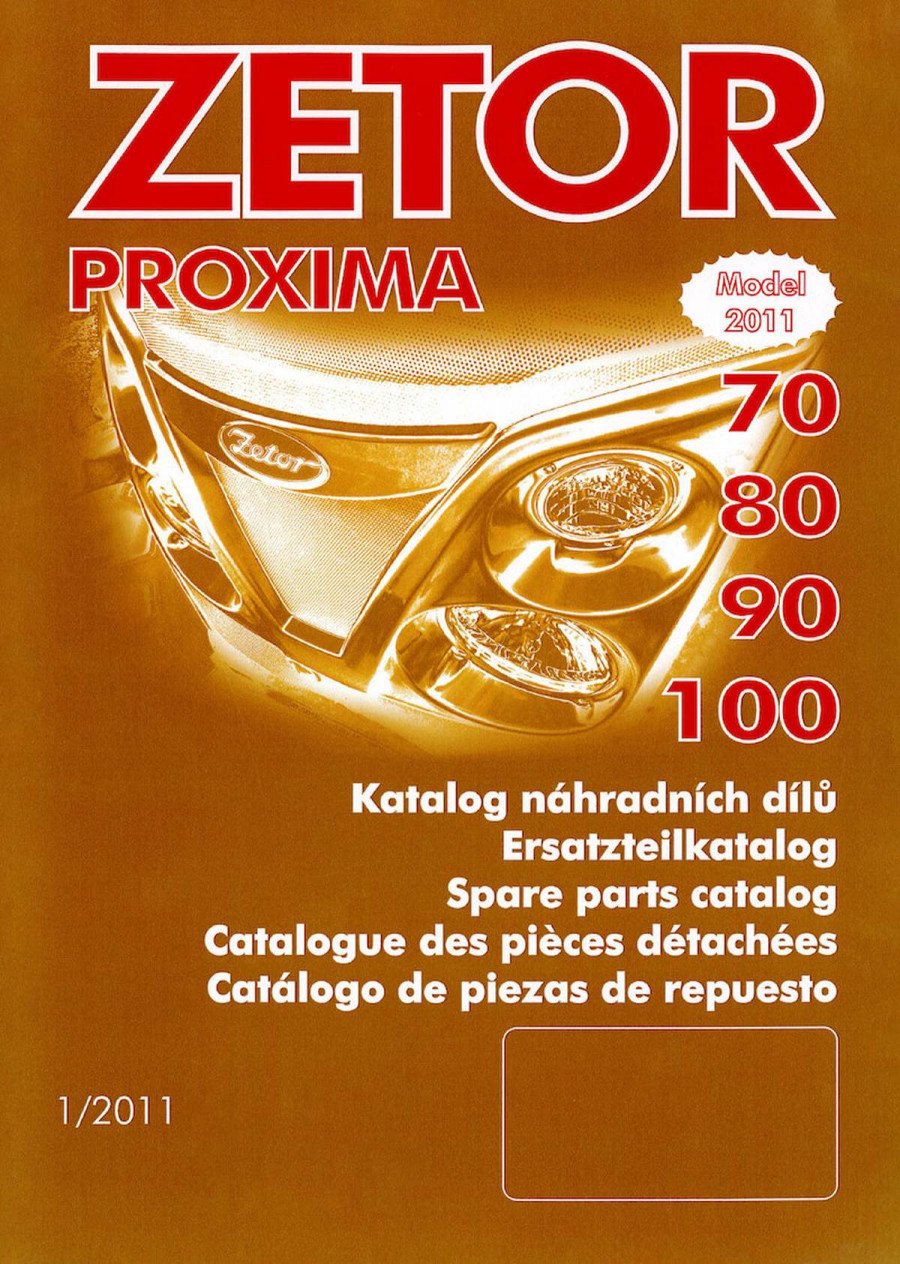 Zetor Proxima 70, 80, 90, 100 Ersatzteilkatalog