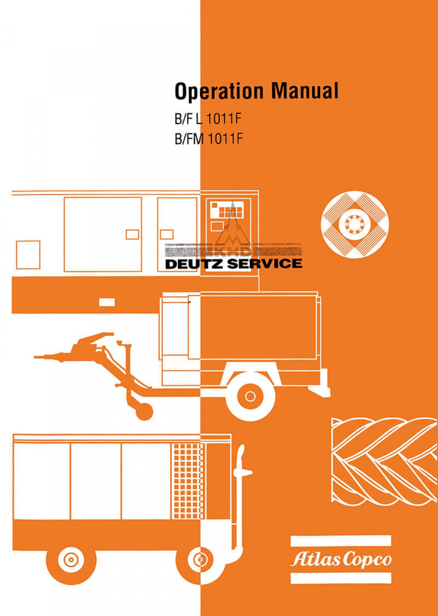 Deutz Atlas Copco B/FL1011F B/FM1011F Betriebsanleitung