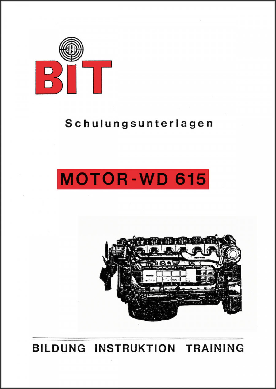 Steyr Motor WD 615 Schulungsunterlagen
