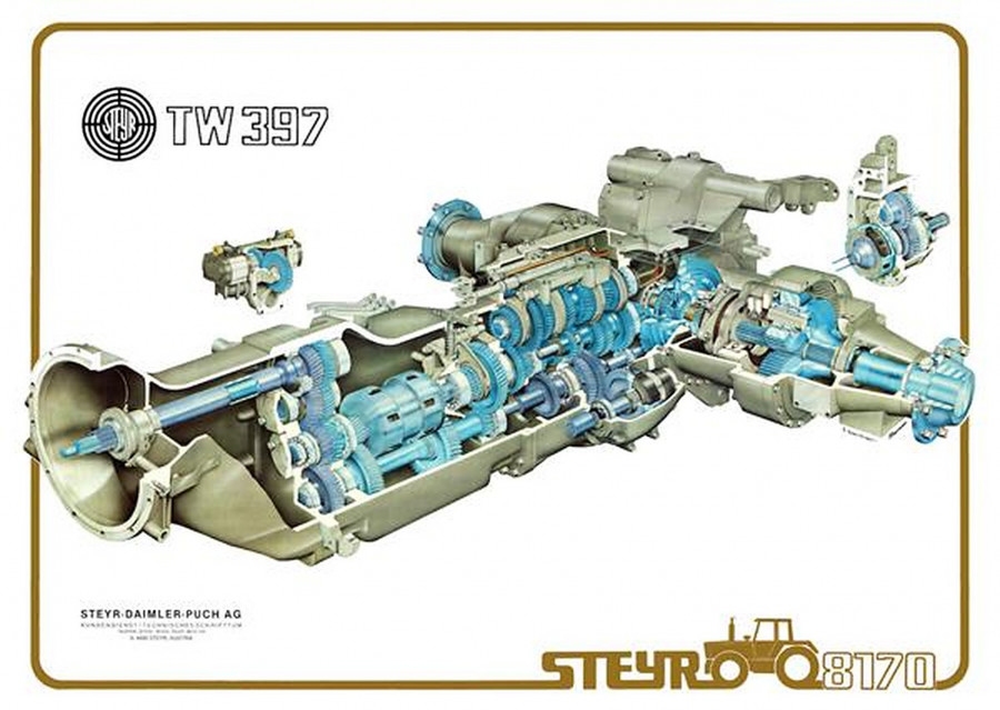 Steyr 8170 - TW397 Poster