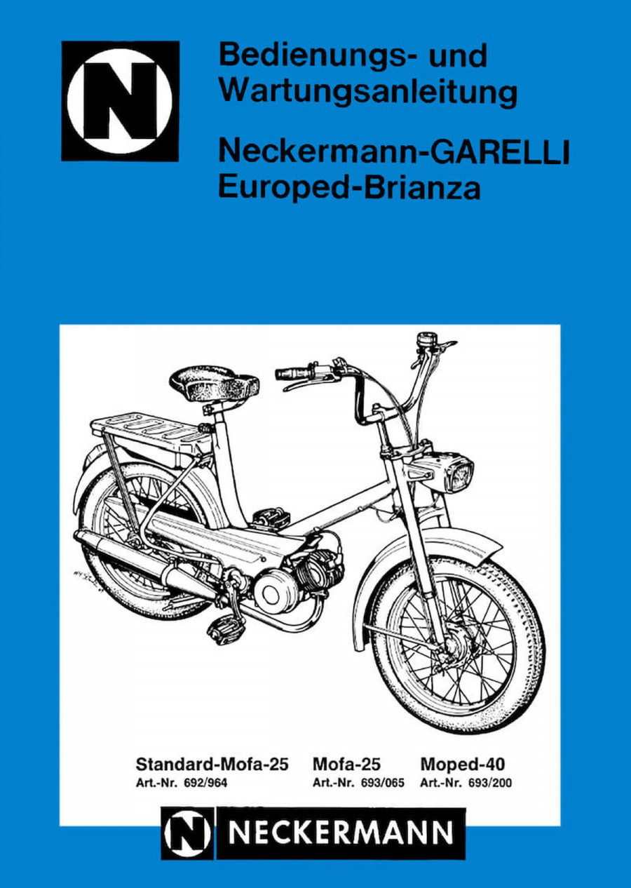 Garelli Europed-Brianzar Betriebsanleitung