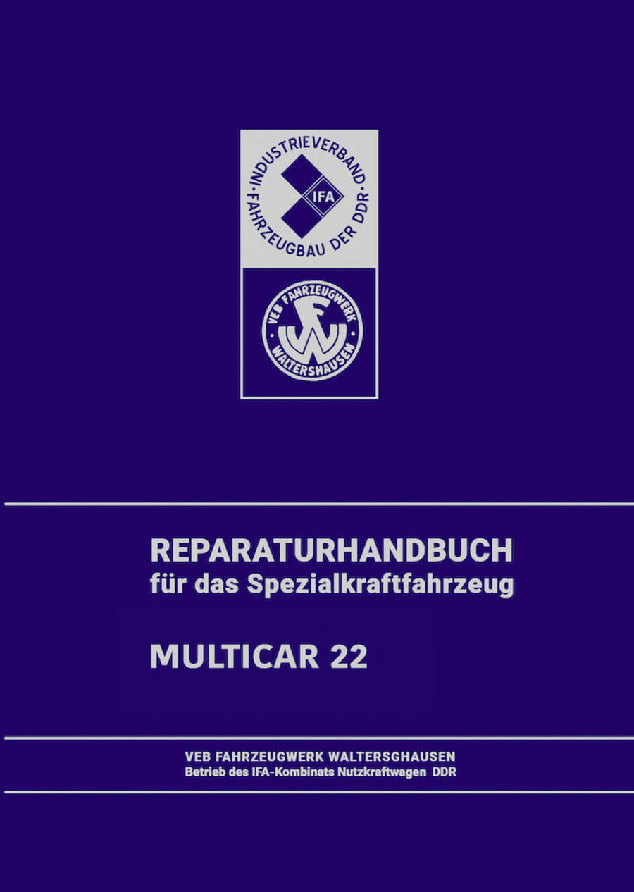 Multicar 22 Reparaturhandbuch