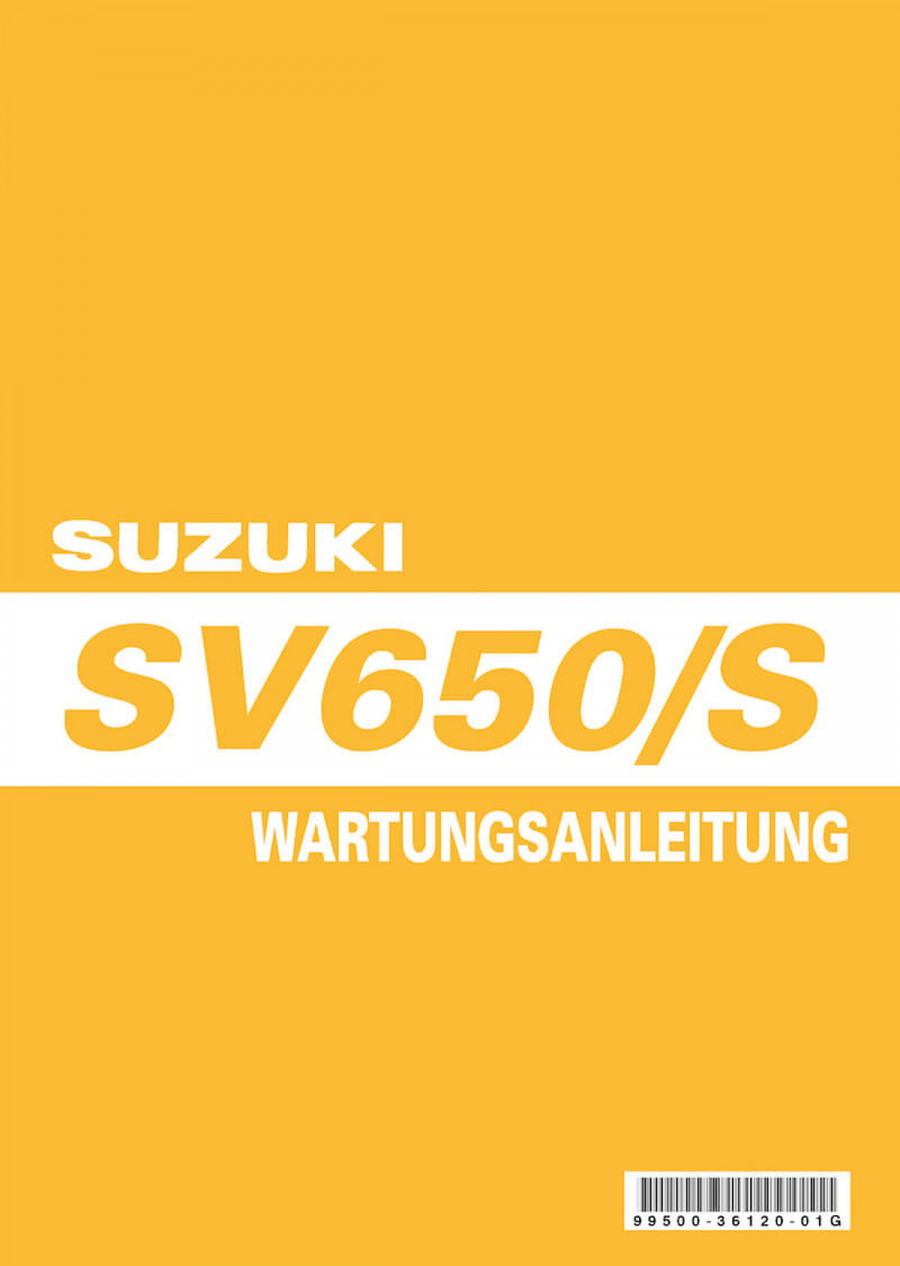 Suzuki SV650 und SV650S Reparaturanleitung
