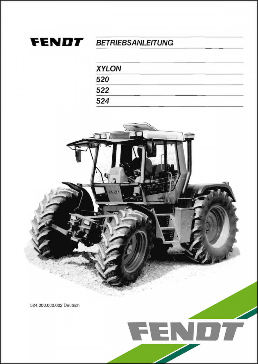 Fendt Xylon 520 522 524 Betriebsanleitung