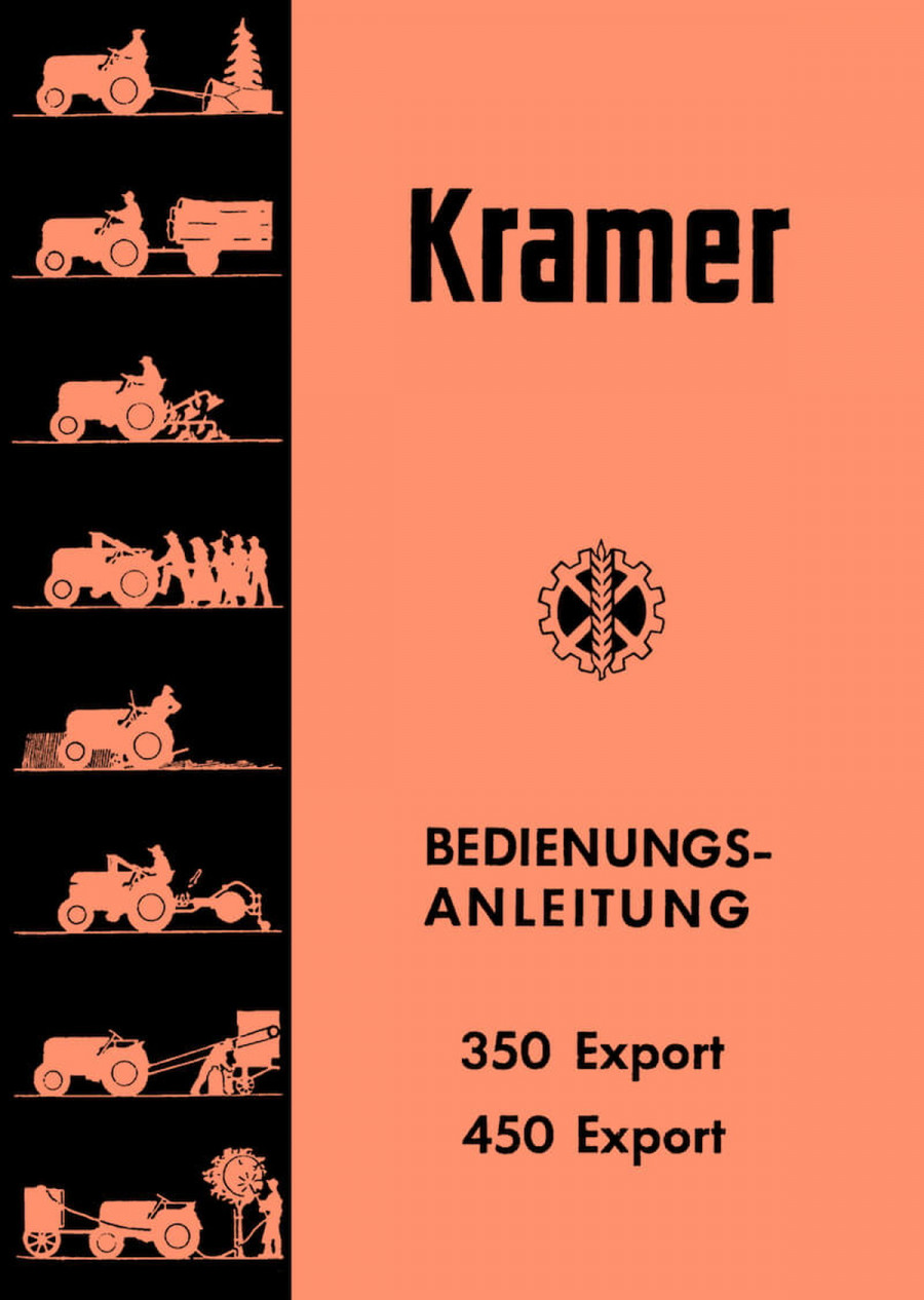 Kramer 350 und 450 Export Betriebsanleitung