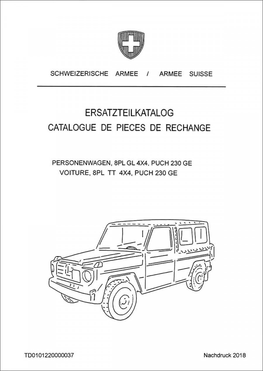 Puch G 230GE Ersatzteilkatalog