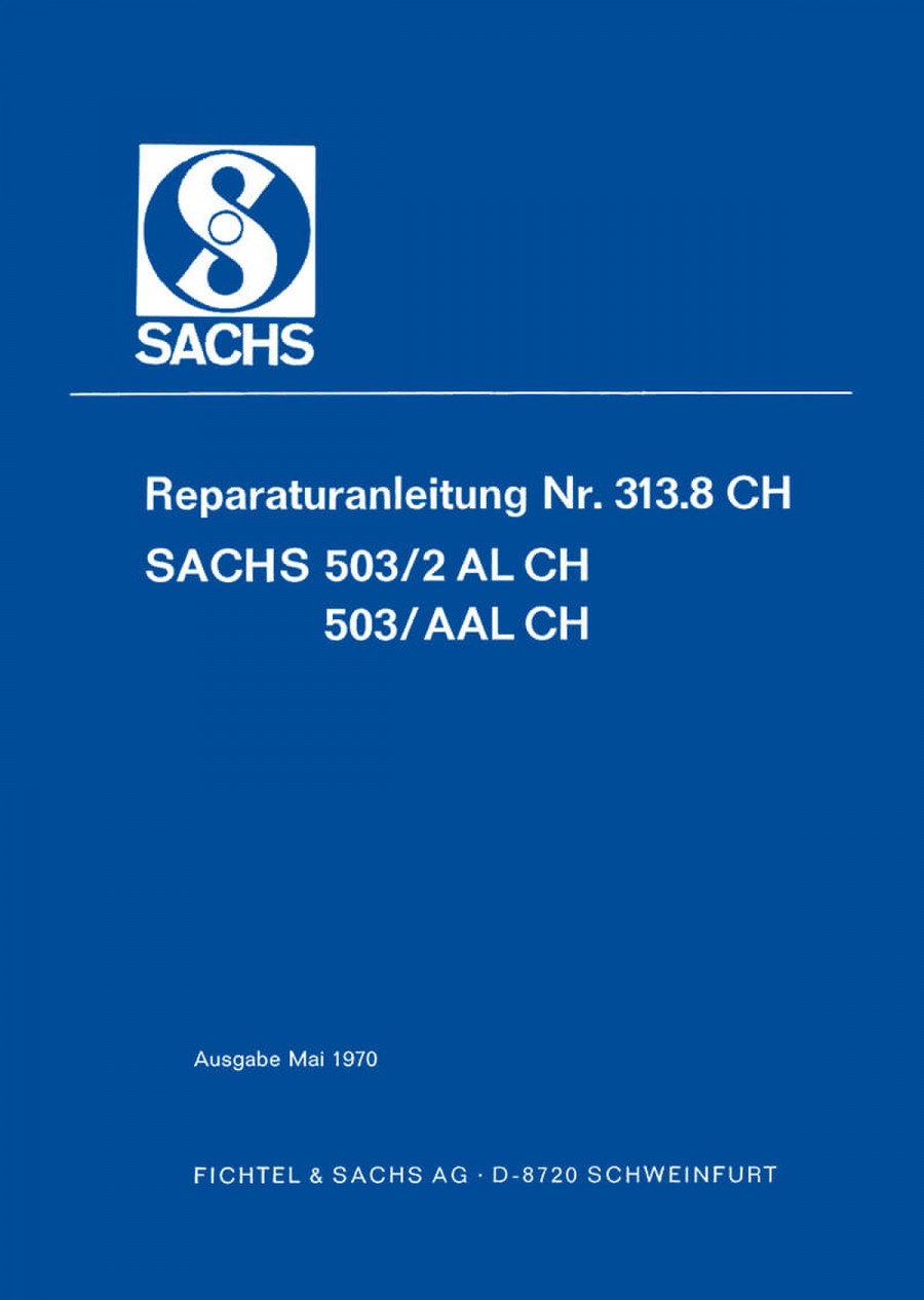 Sachs 503 / 2 AL / AAL CH Motor Reparaturanleitung