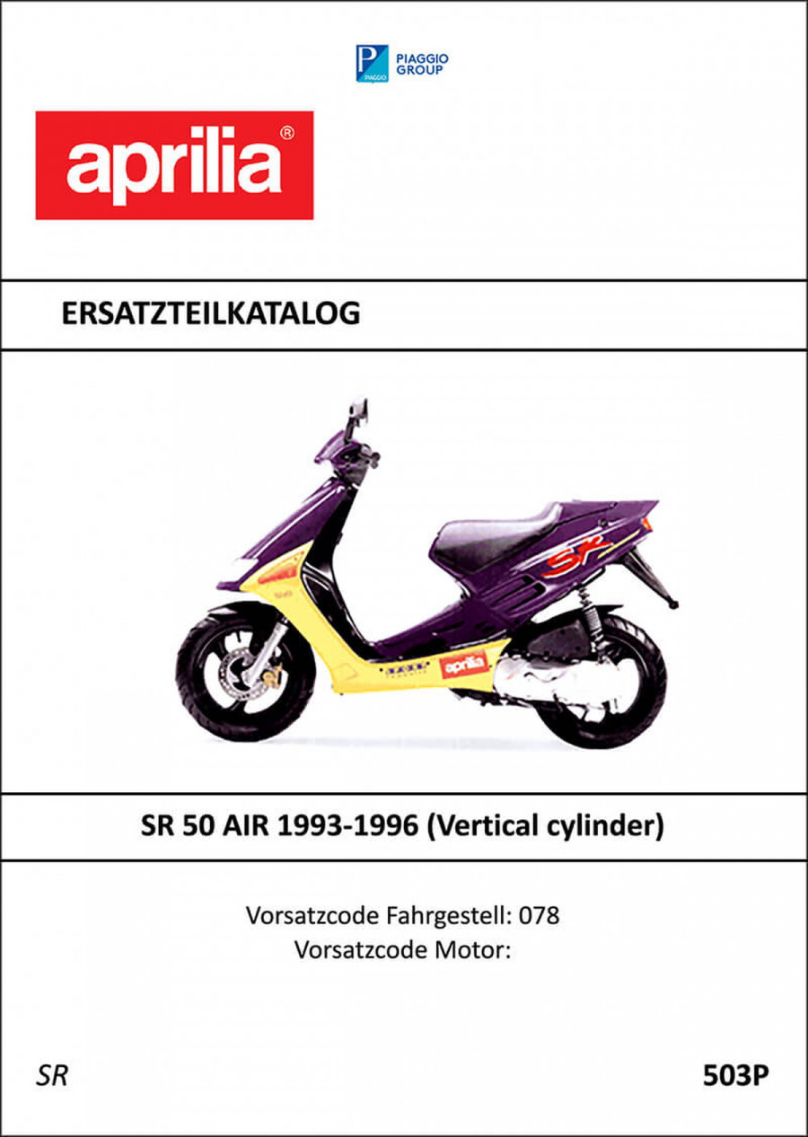 Aprilia SR50 AIR Ersatzteilkatalog