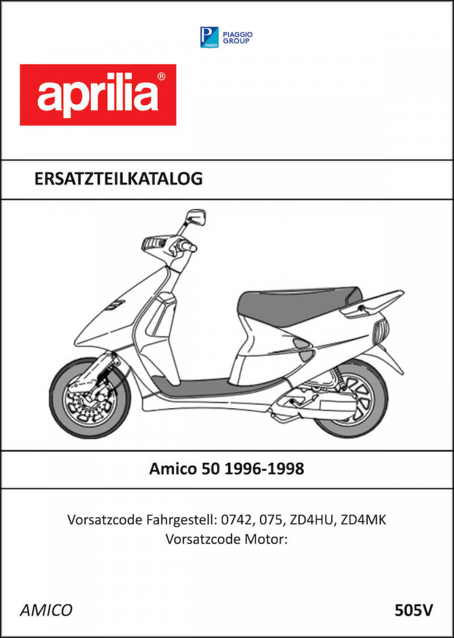 Aprilia Amico 50 Ersatzteilkatalog