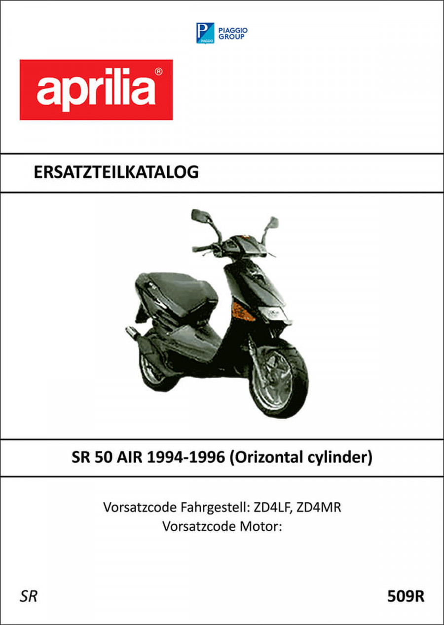 Aprilia SR50 AIR Ersatzteilkatalog
