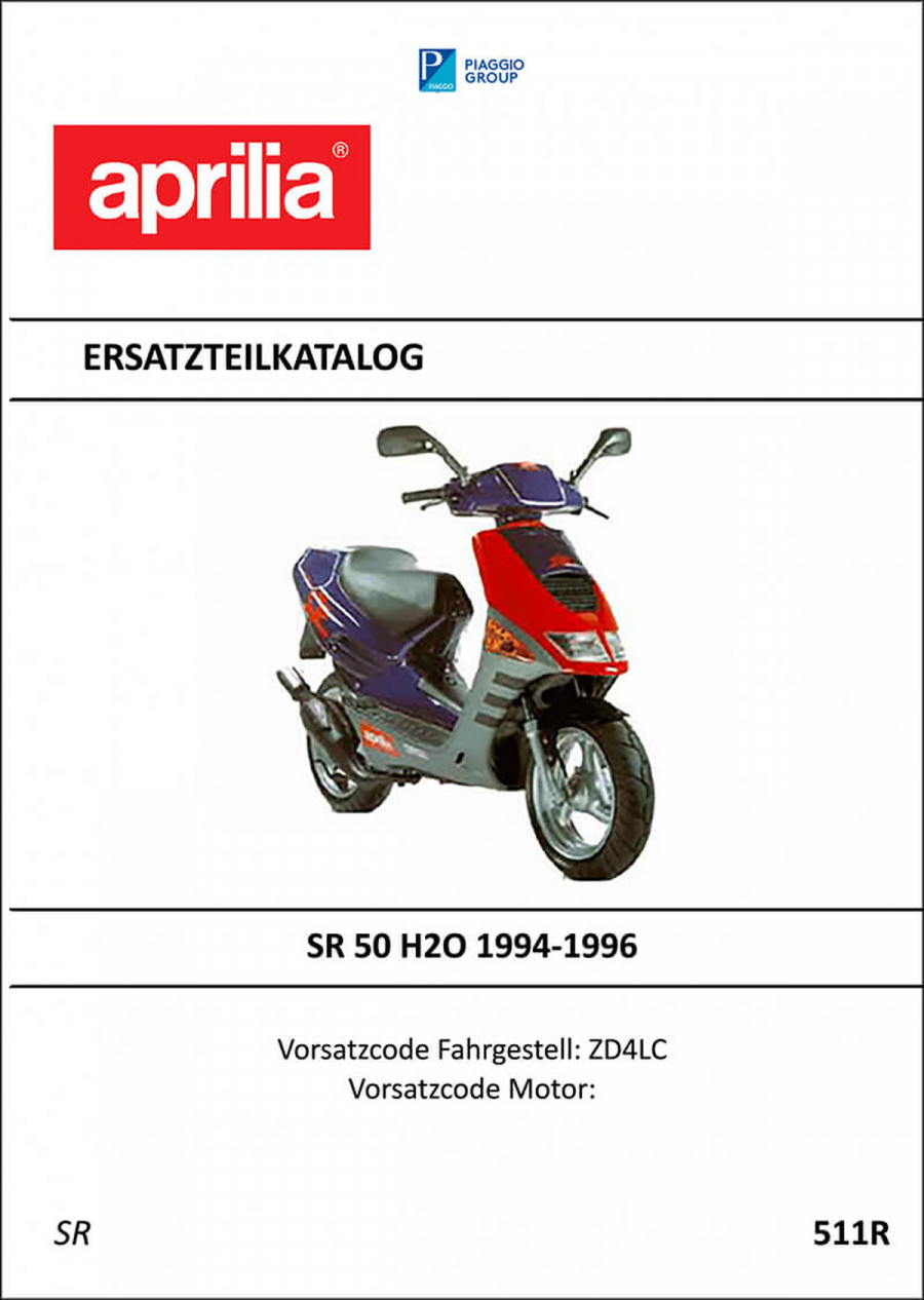 Aprilia SR50 H2O Ersatzteilkatalog