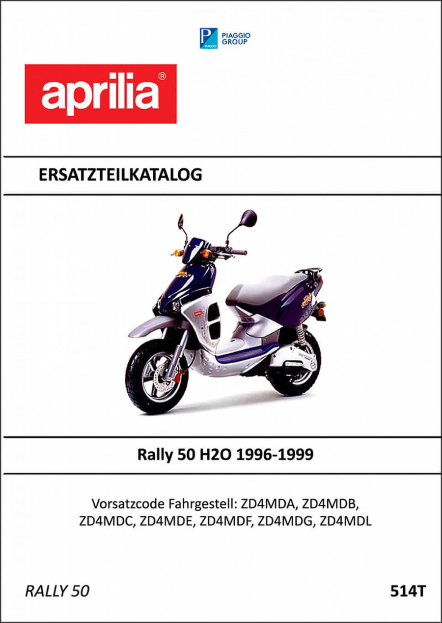 Aprilia Rally 50 H2O Ersatzteilkatalog