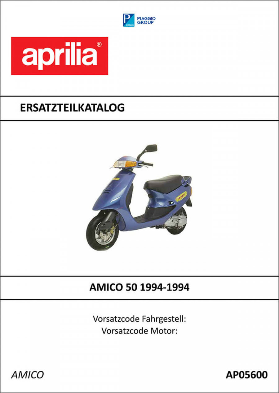 Aprilia Amico 50 Ersatzteilkatalog