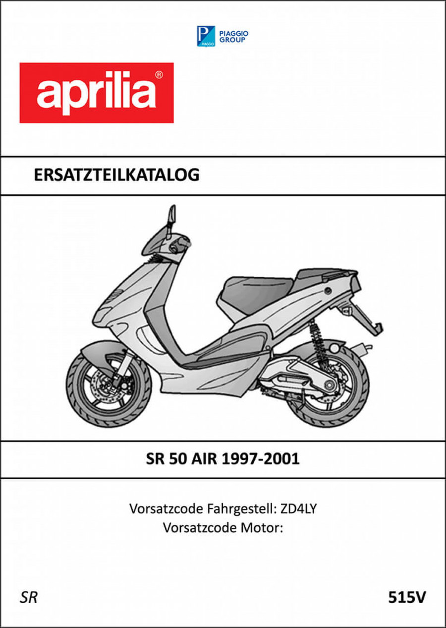 Aprilia SR50 AIR Ersatzteilkatalog