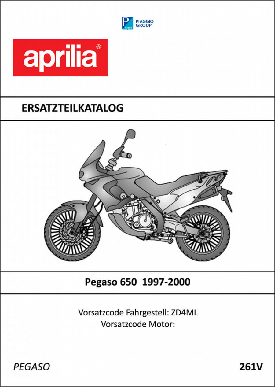 Aprilia Pegaso 650 Ersatzteilkatalog
