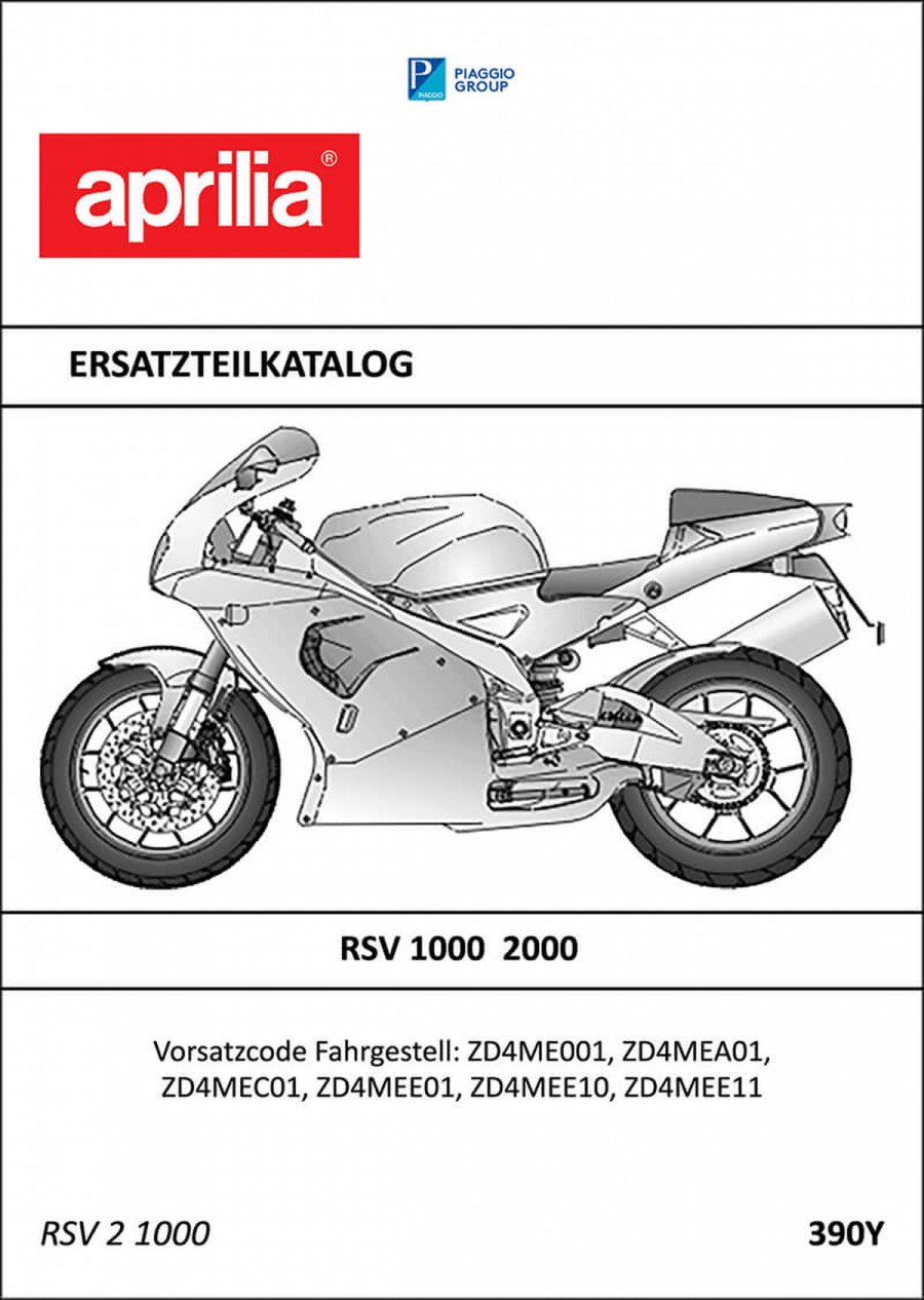Aprilia RSV1000 Ersatzteilkatalog