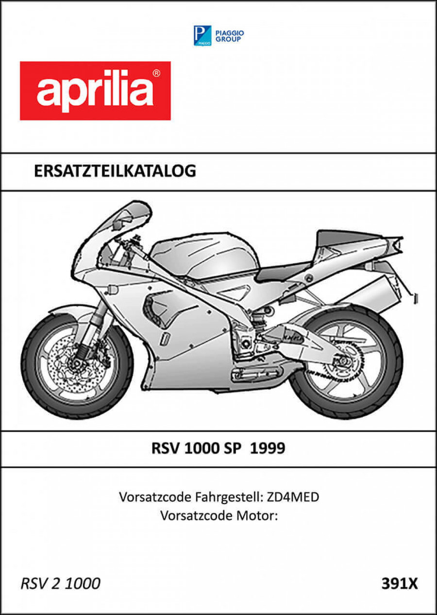 Aprilia RSV1000SP Ersatzteilkatalog