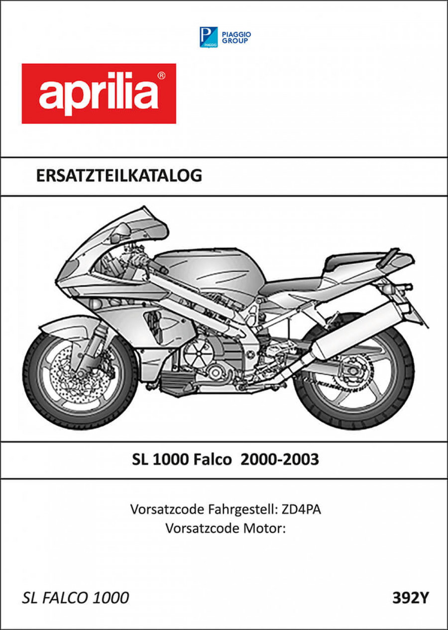 Aprilia SL1000 Falco Ersatzteilkatalog