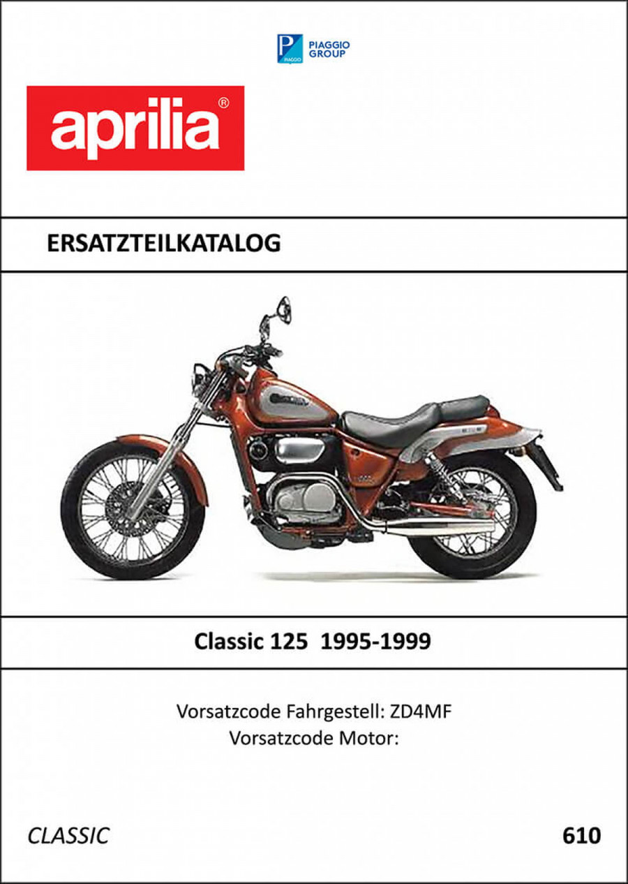 Aprilia Classic 125 Ersatzteilkatalog