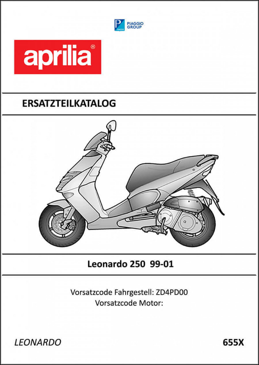 Aprilia Leonardo 250 Ersatzteilkatalog
