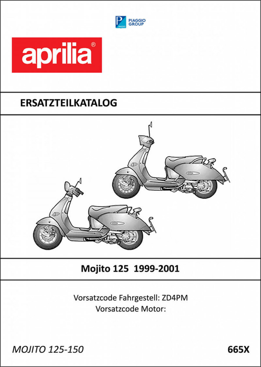 Aprilia Mojito 125 Ersatzteilkatalog