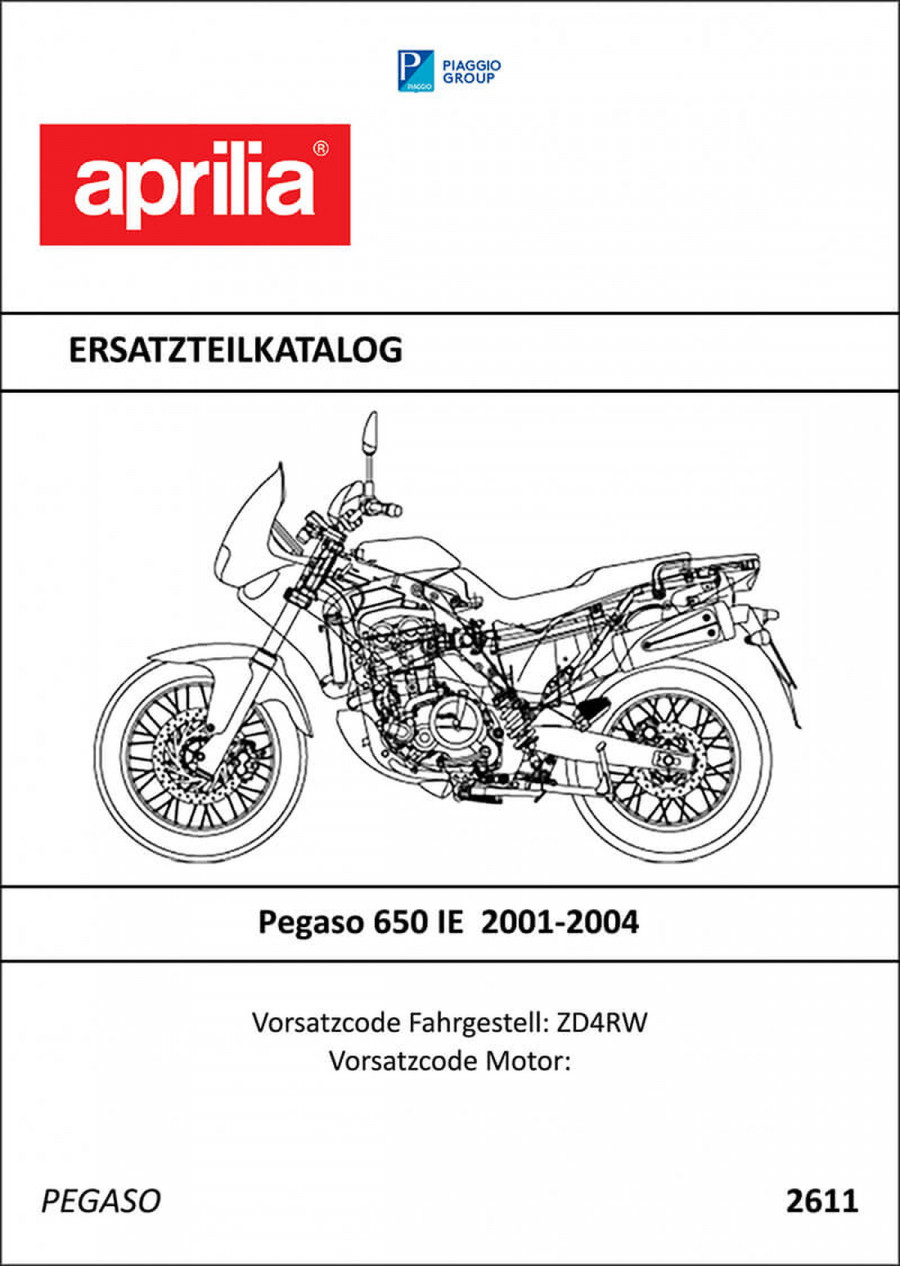 Aprilia Pegaso 650IE Ersatzteilkatalog