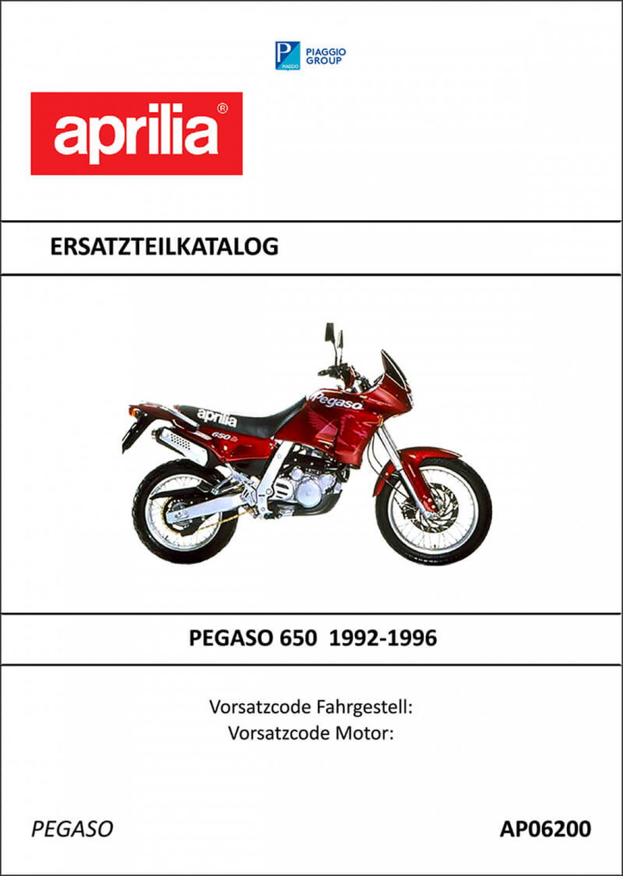 Aprilia Pegaso 650 Ersatzteilkatalog