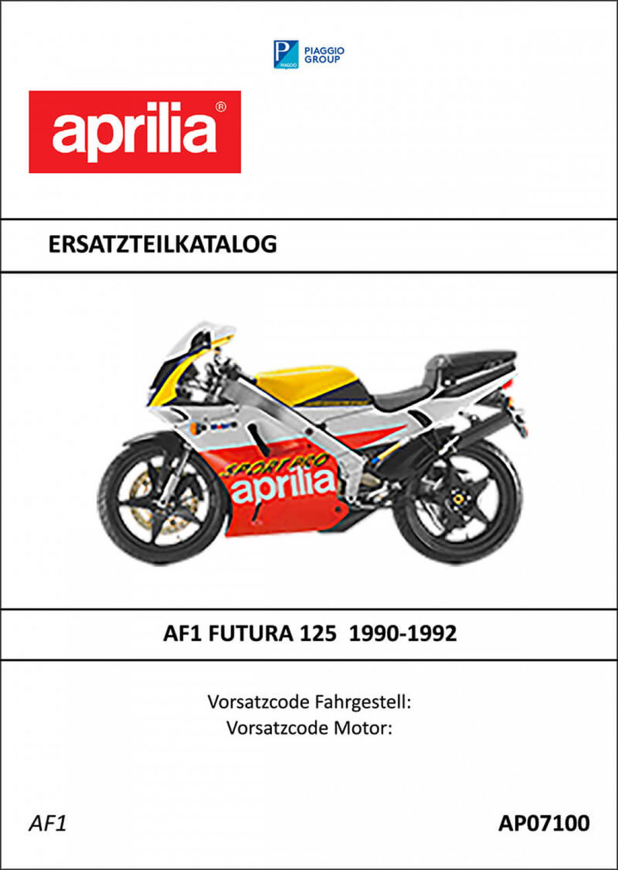 Aprilia AF1 Futura 125 Ersatzteilkatalog