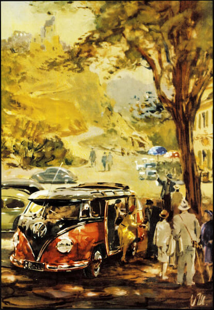 VW Bulli Poster