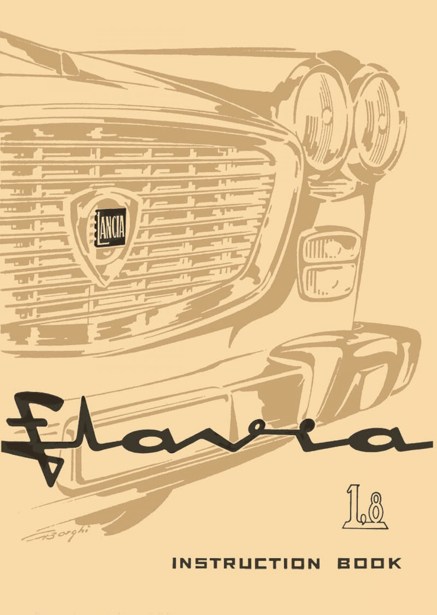 Lancia Flavia Instruction Book