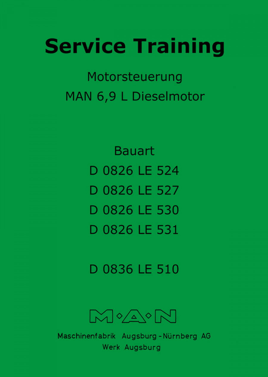 MAN D0826 LE 524/527/530/531 und D0836 LE 510 Service Training