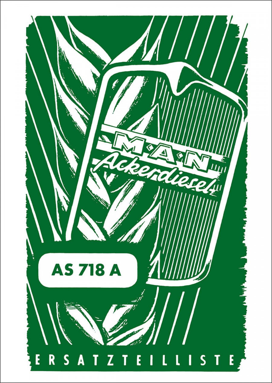 MAN AS 718 A Ackerdiesel Ersatzteilkatalog