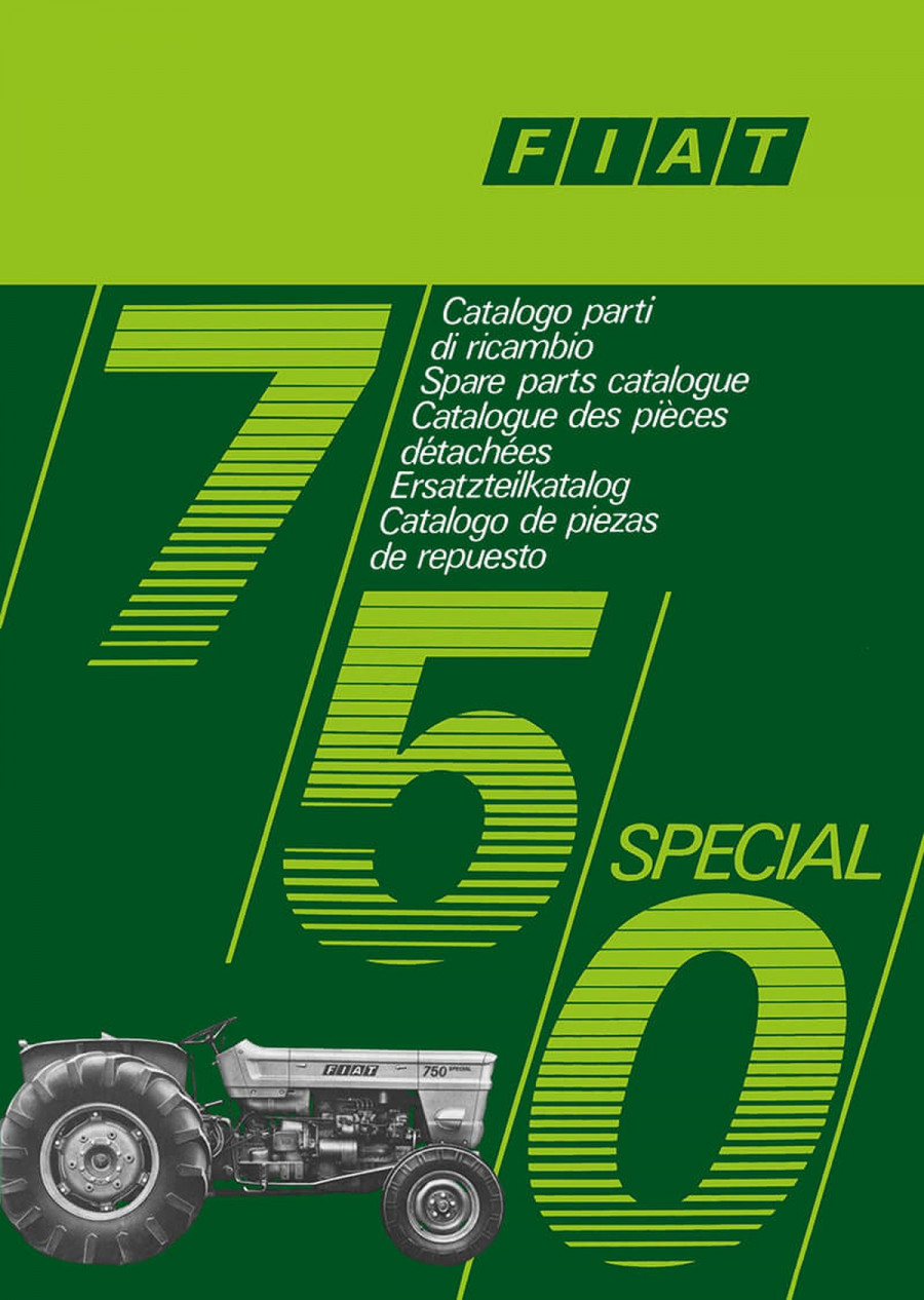 Fiat Traktor 750 Special Ersatzteilkatalog
