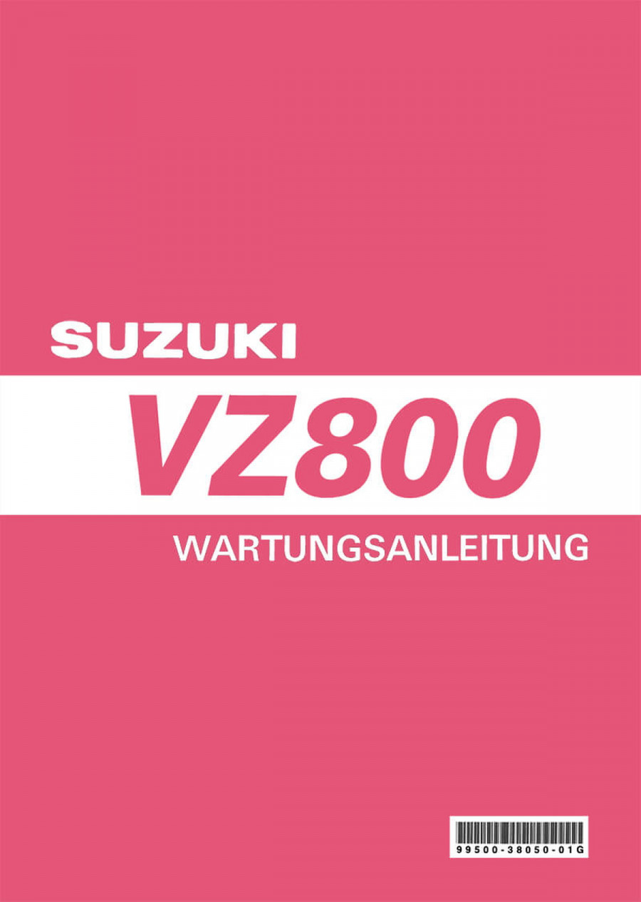 Suzuki VZ800 Reparaturanleitung