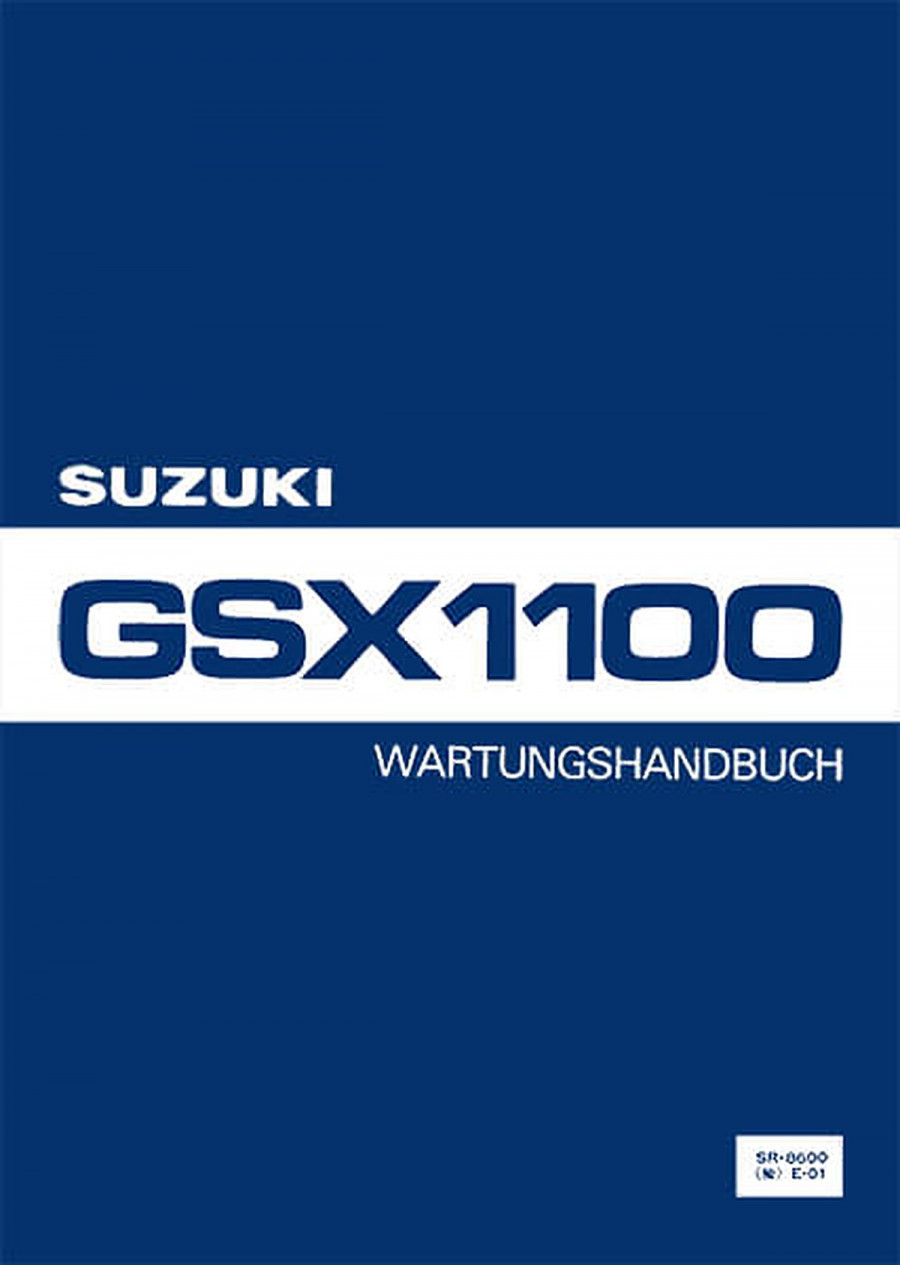 Suzuki GSX1100 Reparaturanleitung