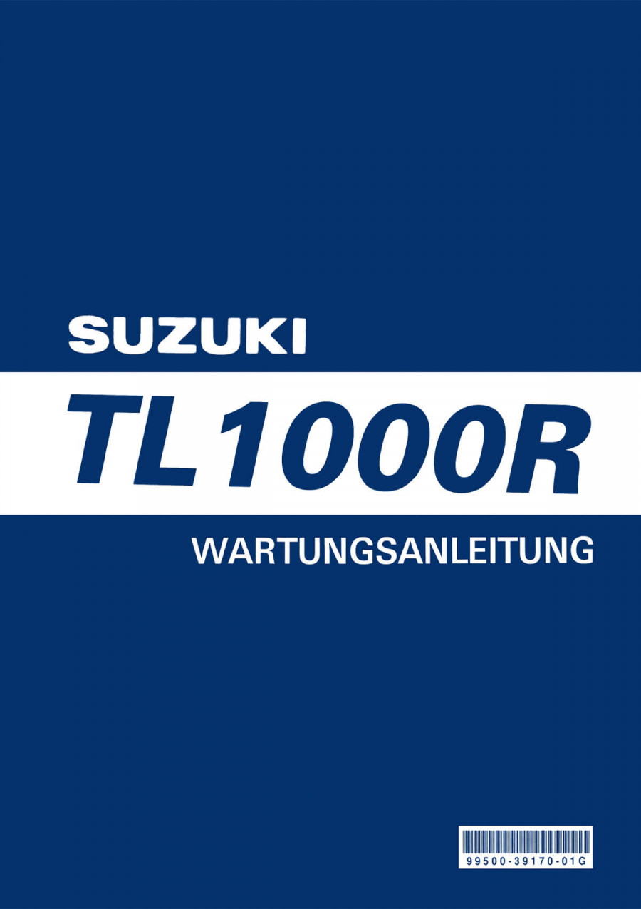 Suzuki TL1000R Reparaturanleitung