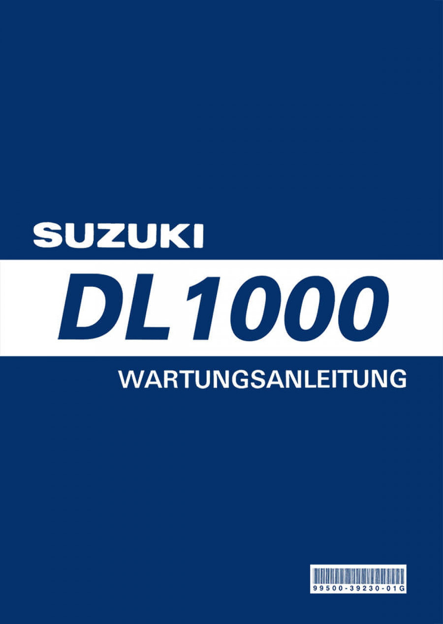 Suzuki DL1000 Reparaturanleitung