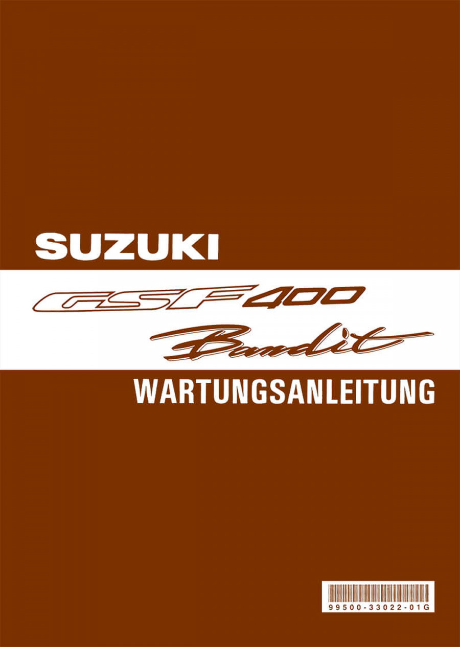 Suzuki GSF400 Bandit Reparaturanleitung