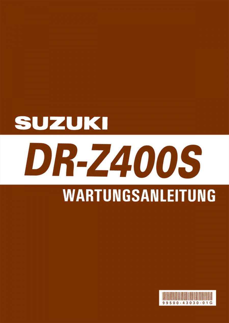 Suzuki DR-Z400S Reparaturanleitung