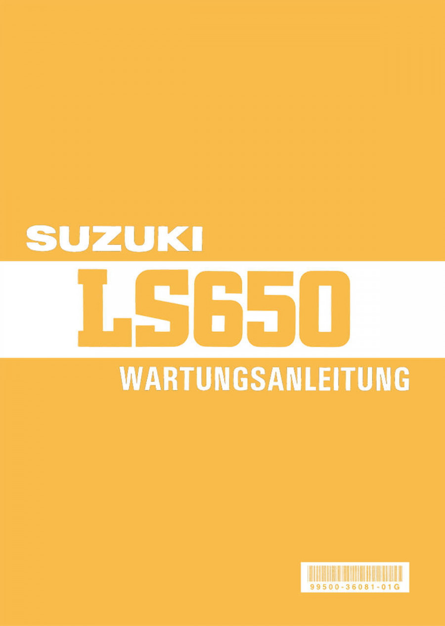 Suzuki LS650 Reparaturanleitung