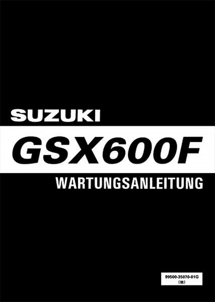 Suzuki GSX600F Reparaturanleitung