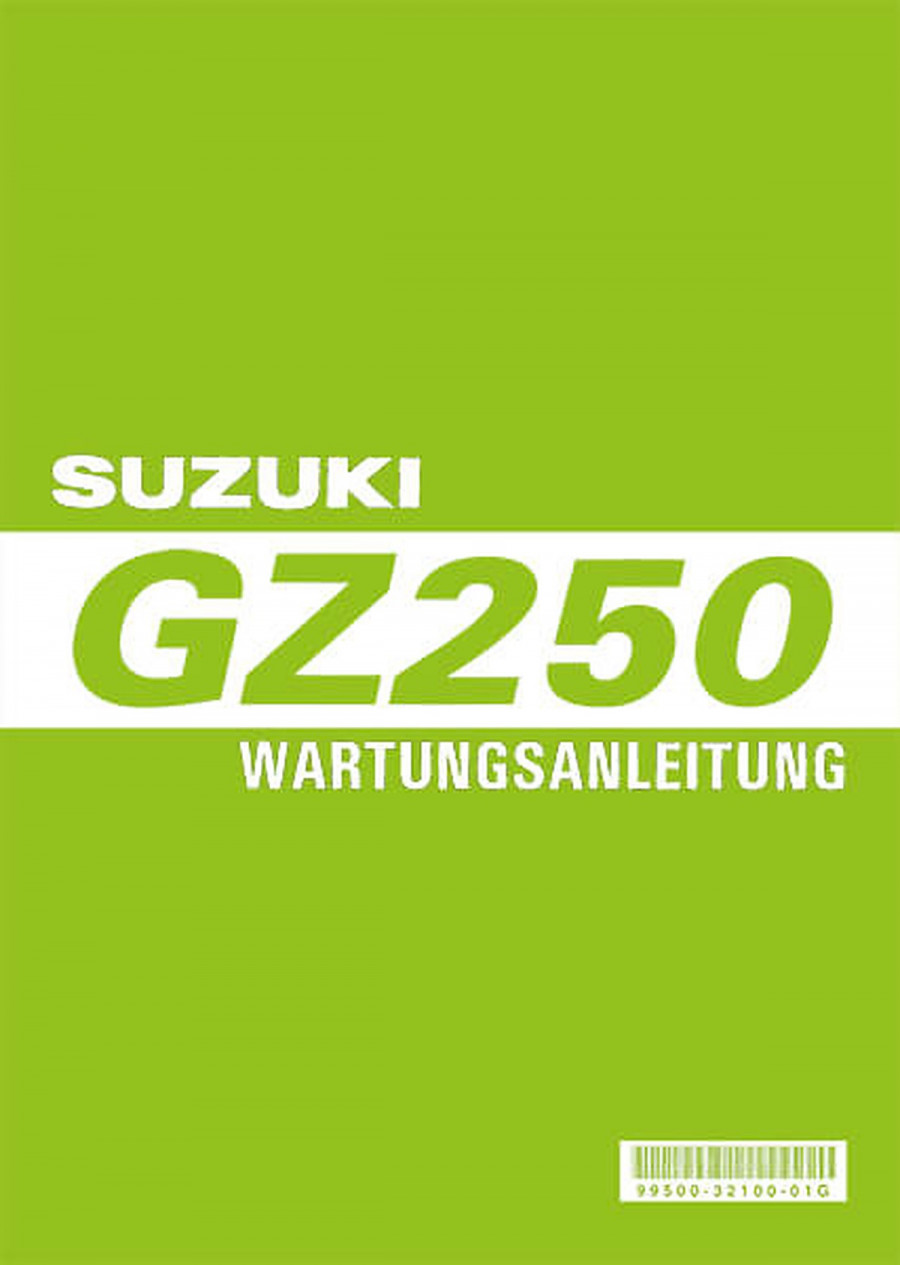 Suzuki GZ250 Reparaturanleitung