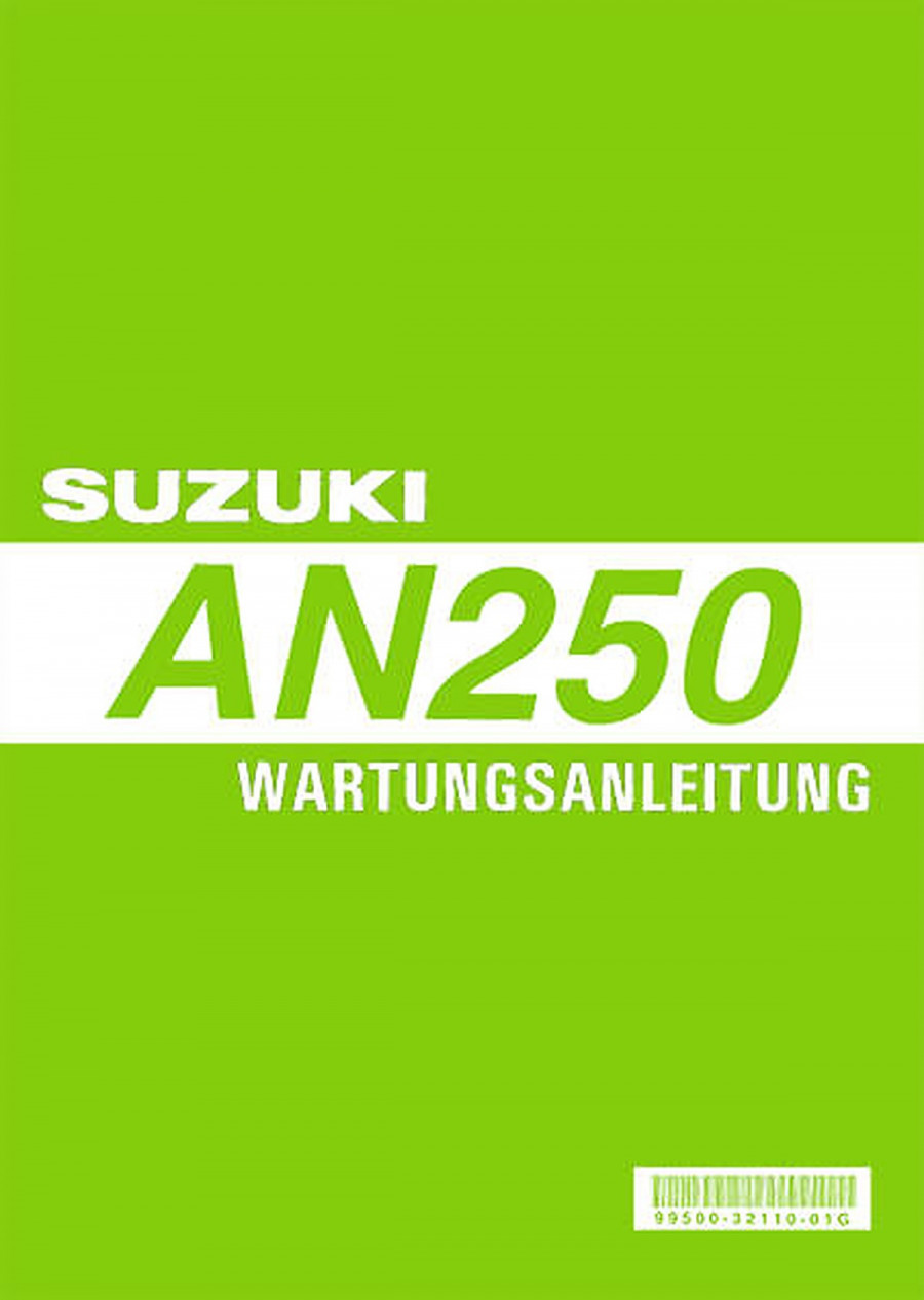 Suzuki AN250 Reparaturanleitung