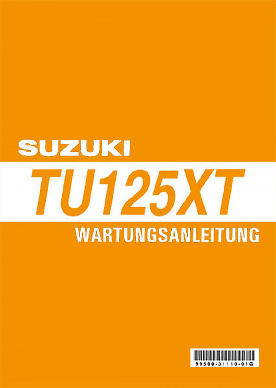 Suzuki TU125XT Reparaturanleitung